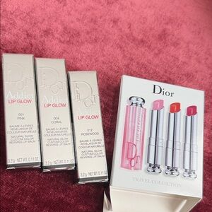 Dior Addict Lip Glow Set - Pink, Coral, Rosewood